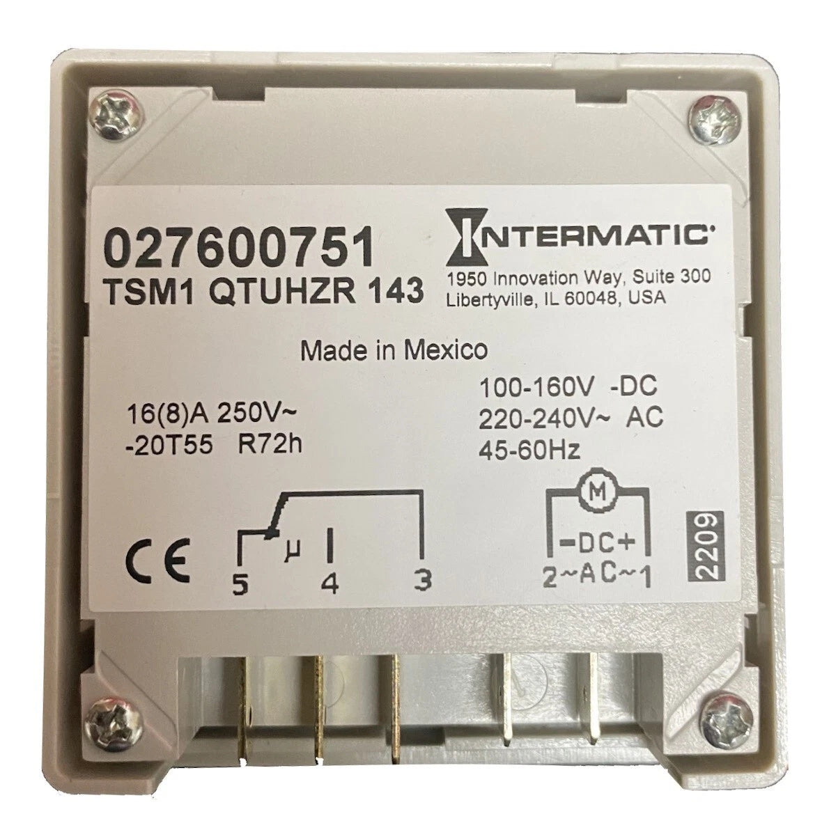 Grasslin / Intermatic Timer Clock FM1QRTUZH / TSM1 QTUHZR 143