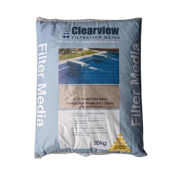 Pool Filter Sand - Clearview 7c grade sand