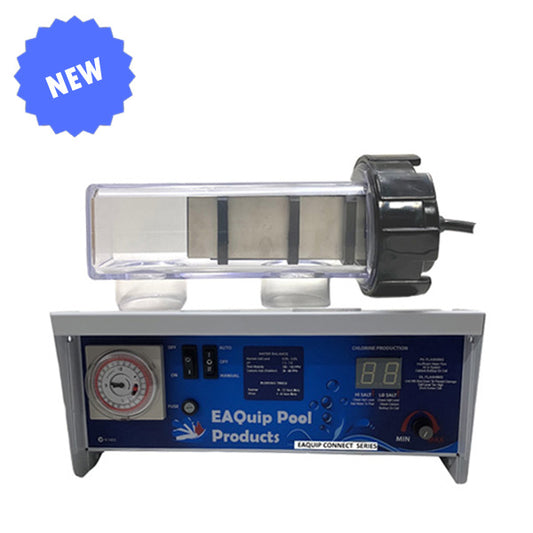 EAQuip Standard Salt Water Pool Chlorinator with New Eaquip Connect Cell