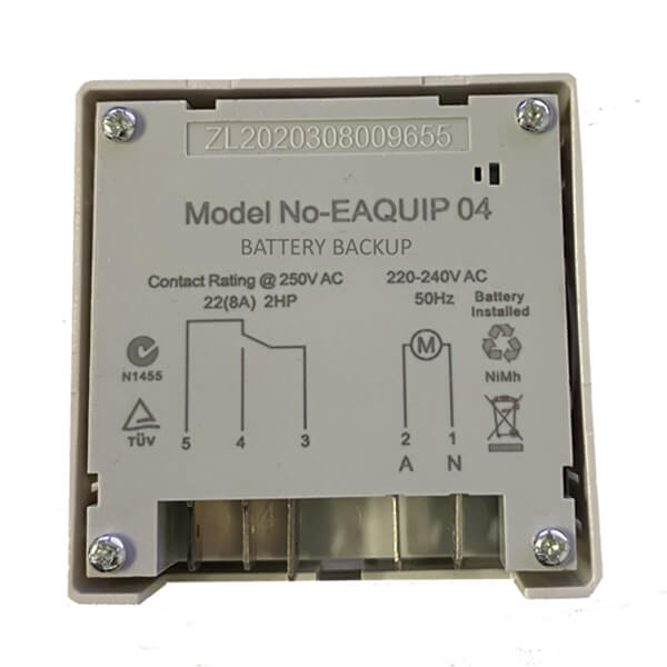 Pool Controller Backup Battery EAQUIP Time Clock with Battery Backup – EAQuip Pool Products